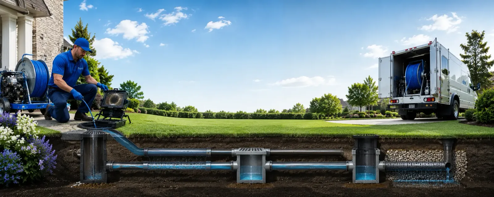 Outdoor drain cleaning information for Highland Home, AL